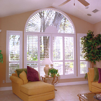 Half circle window shutter Fort Lauderdale